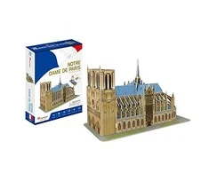 3D dėlionė su Notre Dame katedra CubicFun, 53 d.