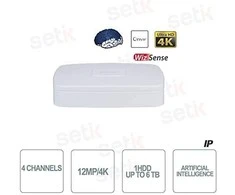 Dahua IP įrašymo įrenginys NVR2104-I 4kam, 1HDD, 1kn. 8MP arba, 4kn. 2MP, AI