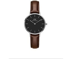 Laikrodis DANIEL WELLINGTON DW00100233. Kwarcowy, Kolor juoda. Kobieta.