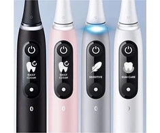Oral-B Dantų šepetėlis + Travel Case | iO6 | Įkraunamas | Suaugusiems | Šepetėlių skaičius galvutės įeina 1 | Number of teeth brushing modes 5 | Rožinė