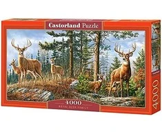 Castorland Dėlionė 4000 vnt. - Elnių šeima