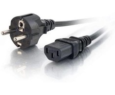 Dell maitinimo kabelis DELL A6929301 Juodas maitinimo kabelis 2 m C13 panelė CEE7/7