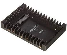 Delock 3,5" tvirtinimo rėmas 2,5" SATA diskui juodas