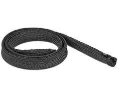 DELOCK kabelio jungtis 1M 20MM užtrauktukas juodos spalvos poliesteris