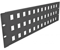 Delock 19" Keystone patch skydelis 48 prievadas 3 U juodas