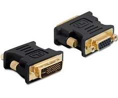 DELOCK Adapteris DVI-29pin vyriškas > VGA moteriškas 15pin