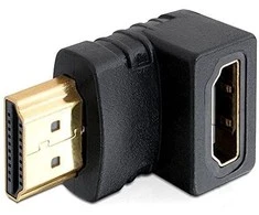 Delock Adapteris HDMI Stecker > HDMI Buchse 90° unten
