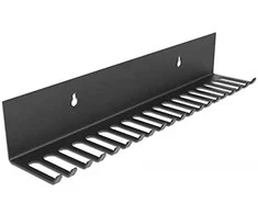 Delock kabelio laikiklis 318 x 65 mm, skirtas tvirtinti prie sienos juodas