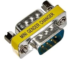 DELOCK Adapteris Gender Changer Sub-D9 male / male