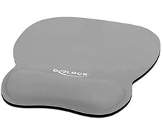 DeLOCK Ergonomiškas pelės kilimėlis with Gel su atrama riešui - pilka