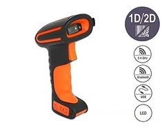 Brūkšninių kodų skaitytuvas Delock DELOCK Industrie Brūkšninių kodų skaitytuvas 1D/2D 2,4 GHz Bluetooth/USB