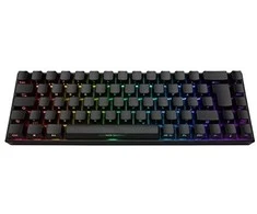 Bevielė 65% klaviatūra DELTACO GAMING DK440R priekiniai lazeriniai klavišai, RGB, Kailh Raudona, N klavišo apvertimas, JK išdėstymas, rožinė / RGB / GAM-100-UK