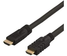 DELTACO Aktyvus HDMI kabelis, 4K, Ultra HD, HDMI Type A ha, 15m, juodas / HDMI-1150