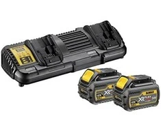 Priedų rinkinys DeWalt FlexVolt; 18 V; 54 V; 2x6,0 Ah akum. + pakrovėjas DCB132