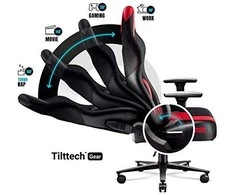Žaidimų kėdė Diablo X-Player 2.0 Gaming Chair Normal, Juoda-raudona