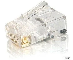 Equip 121140 laido jungtis RJ-45 (8P8C) Permatomas