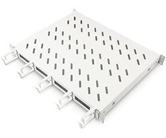 „Digitus Rack“ komplektacija „Digitus“ lentyna su kabelio kreiptuvu 1HE pilka