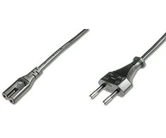 Assmann Electronic ASSMANN maitinimo laidas Euro - C7 M/F 1,8m H03VVH2-F 0,75qmm bl