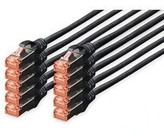 Digitus Patrikas CAT6, S- FTP, 0,5 m, 10 vienetų (DK- 1644 -005- BL- 10)