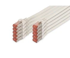 Digitus Bekordas CAT6, S-FTP, 0,25 m, 10 vienetų (DK- 1644 -0025-WH- 10)