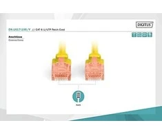 DIGITUS CAT 6 U/UTP pataisos laidas - LSZH
