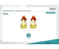 Digitus CAT 6A S / FTP PATCH CORD10P AWG CAT 6A S / FTP PATCH CORD10P AWG