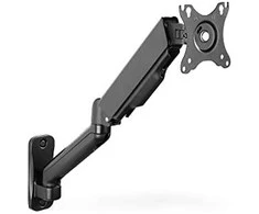 Laikiklis Assmann Electronic DIGITUS Single Gas Spring Monitorius Wall Mount 32inch 9kg max juodas