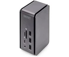 Digitus USB 4.0 Docking Station 14 in 1 2x Video 8K/30Hz, 3x USB 10GHz DA-70897 Dock Ethernet LAN (RJ-45) jungtys 1 DisplayPorts kiekis 1 USB 2.0 jungtys kiekis 3 HDMI jungtys kiekis 1 Ethernet LAN Garantija 24 mėn.