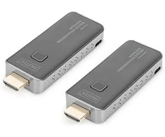 Assmann Electronic „Assmann“ elektroninė DIGITUS belaidė pristatymo sistema 50 m „Dongle“ 16–1 „Full HD“ mobiliojo ekrano bendrinimas