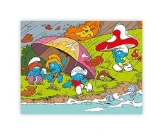 Dėlionė Dino kubo galvosūkis 12 vnt. Smurfai