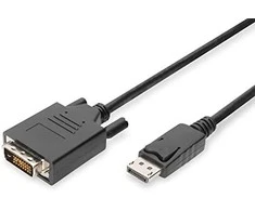 Kabelis Digitus Rodyti Uostas - DVI-D 3m juoda (DB-34031-030-S)