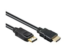 Efb Elektronik EFB AV adapteris DisplayPort auf HDMI A, St.-St., 5,0m, juodas