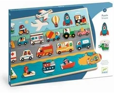Djeco Medinė dėlionė - Transporto priemonės
