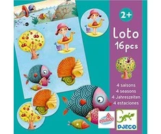 Lotto Djeco Loto žaidimas - 4 sezonai (16 vnt.) ( DJ08123 )