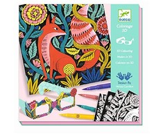 Djeco Dažymas su flomasteriais - 3D Miškas ( DJ08652 )