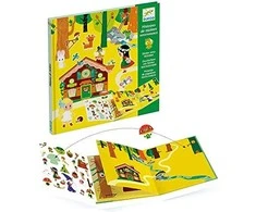 Djeco Daugkartiniai lipdukai - Lipdukų istorija - Miškas ( DJ08956 )