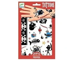 Djeco Tatuiruotės - Piratai (50+ tatuiruočių) ( DJ09584 )