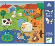 Djeco Milžiniška dėlionė - Ferma (12 + 8 det.) ( DJ07117 )