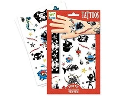 Djeco Tatuiruotės - Piratai (50+ tatuiruočių) ( DJ09584 )