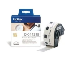 Brother tasma DK-11218 (juodas ant balto)
