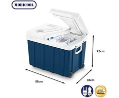 Mobicool elektrinė automobilinė šaldymo dėžė 39 l, 12 V/230 V, su ratukais MQ40W