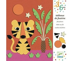Djeco Kūrybinis rinkinys - Veltinis koliažas - Graži gamta ( DJ09864 )