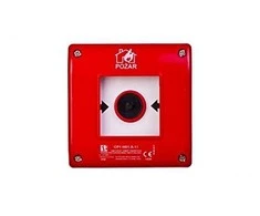 Spamel Tendencijos mygtukas 1Z 1R raudonas, automatiškai atleidžiamas be signalo (OP1-W01-A11)