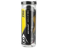 Dunlop Skvošo kamuoliukas Pro 3-tube, 2gelt.taš,PSA/WSA