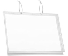 Durable KIESZEŃ WODOODPORNA Z OPASKĄ ŚCIAGAJĄCĄ A3 TRANSPARENTNA 5szt.