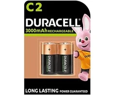 Baterija - Duracell C 3000mAh Įkraunama 2 Pakuotėje