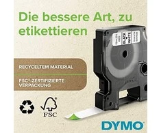 Dymo D1 juosta 19mm x7m juoda / balta 2093098 10 vnt.