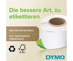 Dymo Dymo Universalios etiketės 32 x 57 mm baltos 6x 1000 vnt.