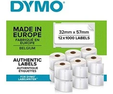 Dymo FA239 etiketės įvairioms reikmėms 57x32 mm baltos 2093095 12 ritinėlių