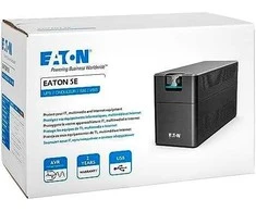 EATON 5E 700 DIN G2 700VA 360W Pritvirtintas įvesties laidas 2 Schuko
